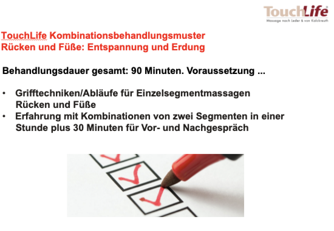 Webinar mit Frank B. Leder - TouchLife Kombinationsbehandlungsmuster Rücken und Füße – Bild 5